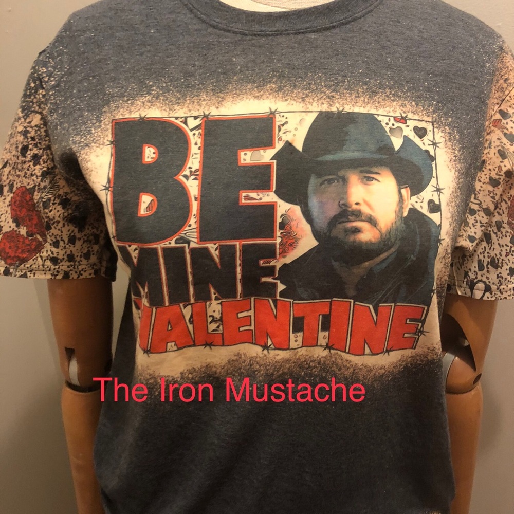 Gildan Softstyle bleached Rip Valentines Shirt